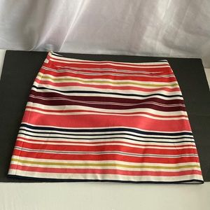 Loft Striped Short Skirt Size 12